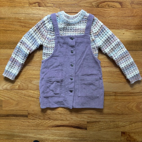 Splendid Girls Sweater Corduroy Dress Set Sz 4 - Picture 9 of 9